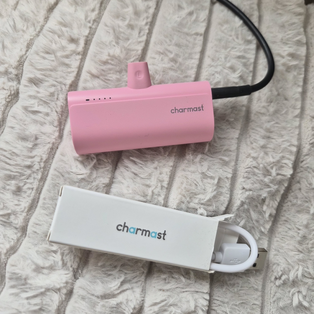 Charmast Pink Portable Charger